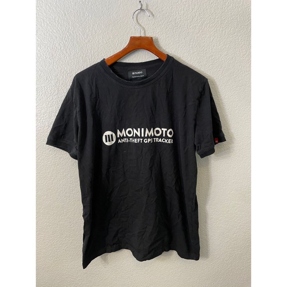 Pando Monimoto Engineered‎ By Riders Mens XL Black Gps Bike Shirt